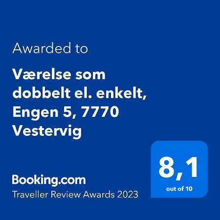 Vaerelse Som Dobbelt El. Enkelt, Engen 5, 7770 *